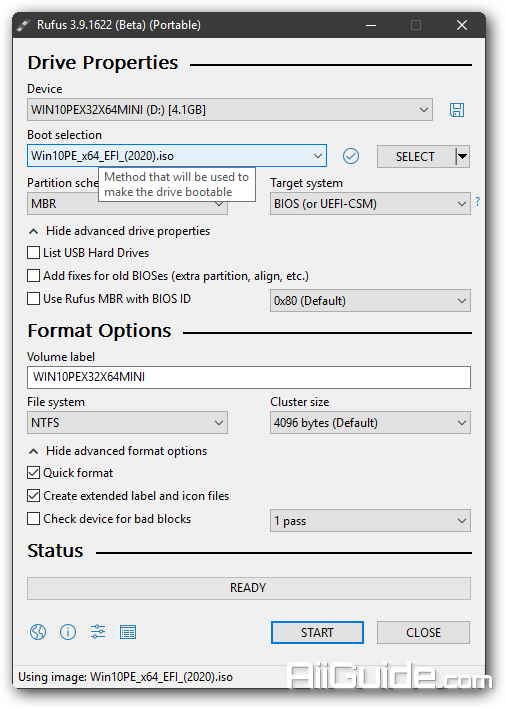 make a uefi emulation windows 10 usb for mac